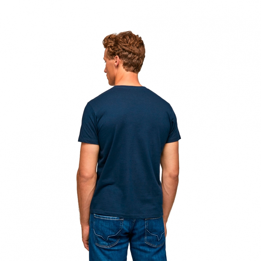 T-SHIRT AUS BAUMWOLLE MIT LOGODRUCK T-SHIRT AUS BAUMWOLLE MIT LOGODRUCK