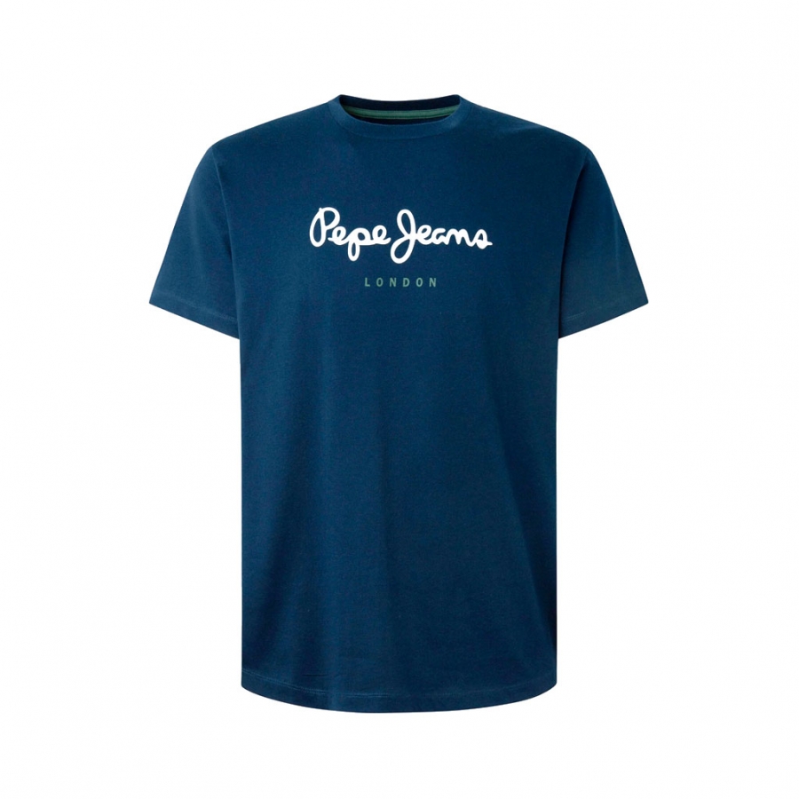 T-SHIRT AUS BAUMWOLLE MIT LOGODRUCK T-SHIRT AUS BAUMWOLLE MIT LOGODRUCK