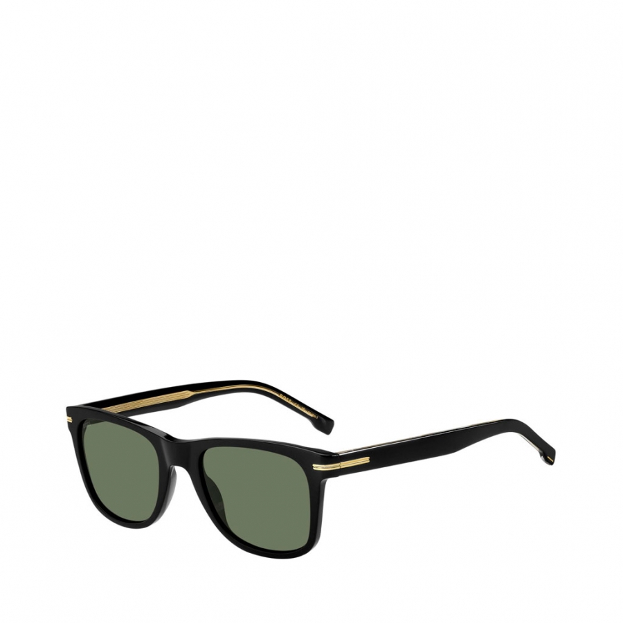 LUNETTES DE SOLEIL EN ACÉTATE NOIR AVEC DÉTAILS DORÉS CARACTÉRISTIQUES LUNETTES DE SOLEIL EN ACÉTATE NOIR AVEC DÉTAILS DORÉS CARACTÉRISTIQUES