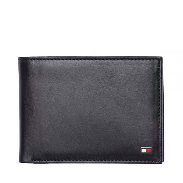 Tommy Hilfiger PORTEFEUILLE PLIABLE EN CUIR - UNICA Noir- Ref AM0AM00651 70 €