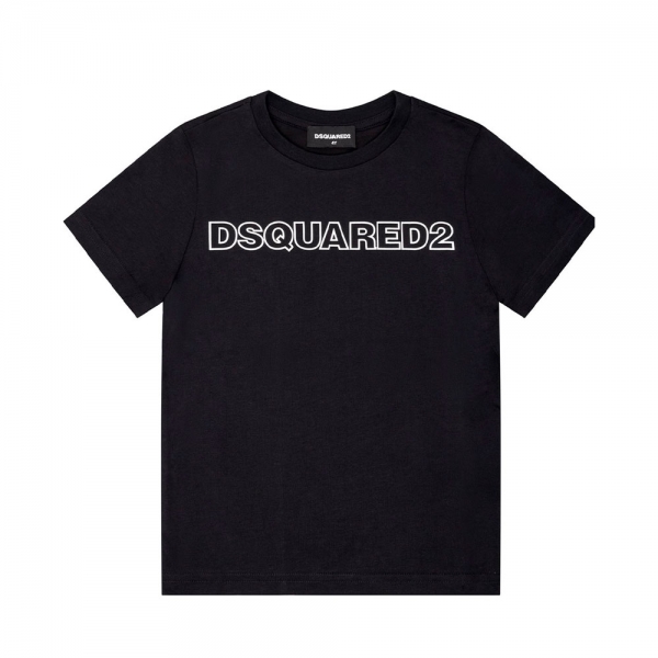 Dsquared2  T-shirts Noir - T-SHIRT DÉTENTE - 12A - Ref.