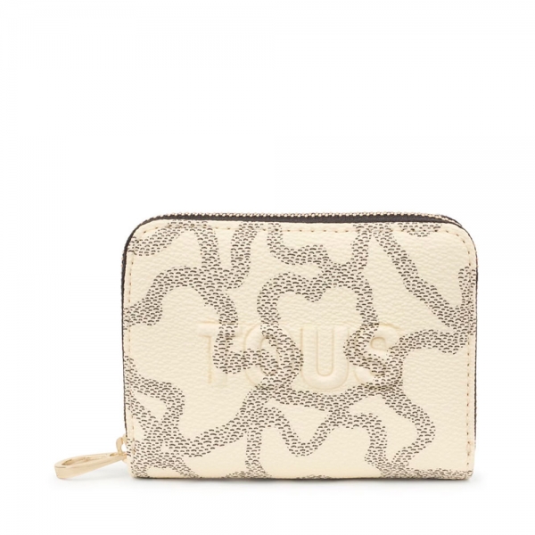 Tous PETIT PORTEFEUILLE ICON KAOS - UNICA Beige- Ref 2001503503 52 €