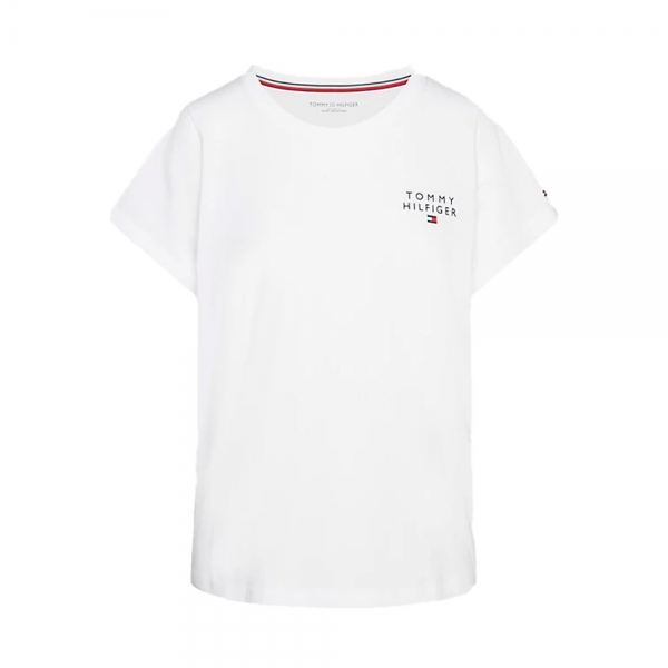 Tommy Hilfiger T-shirts hauts et polos Blanc - T-SHIRT ORIGINAL AVEC LOGO - M - Ref 28 €