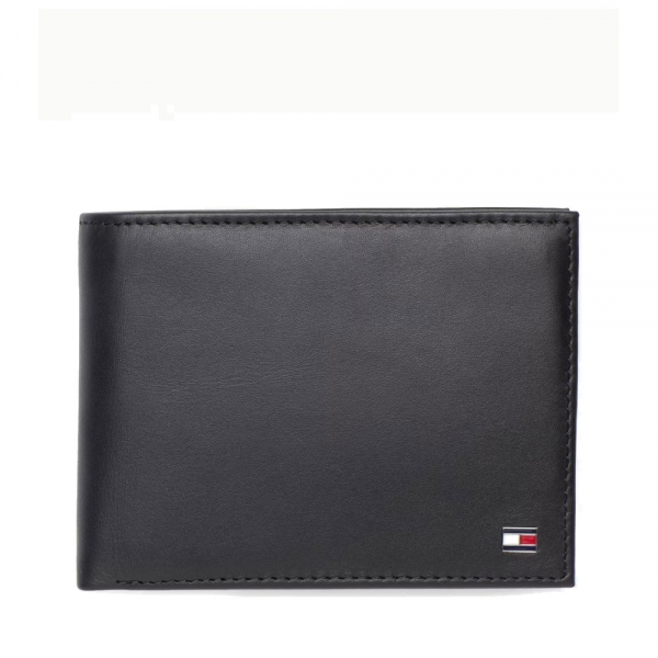 Tommy Hilfiger PORTEFEUILLE RABAT ETON - UNICA Noir- Ref 75 €