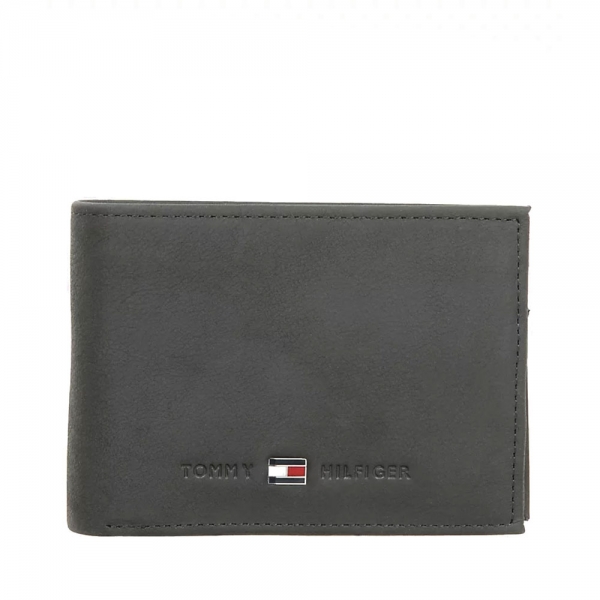 Tommy Hilfiger PETIT PORTEFEUILLE EN CUIR - UNICA Noir- Ref 52 €