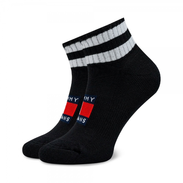 Tommy Hilfiger Calcetines Noir - CHAUSSETTES QUART DE RAYURES - 3538 - Ref 5 €