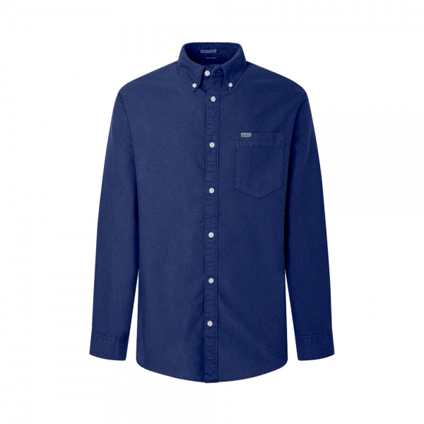 Pepe Jeans T-shirts Bleu marine - CHEMISE OXFORD COUPE RGULIRE - S - Ref 48 €