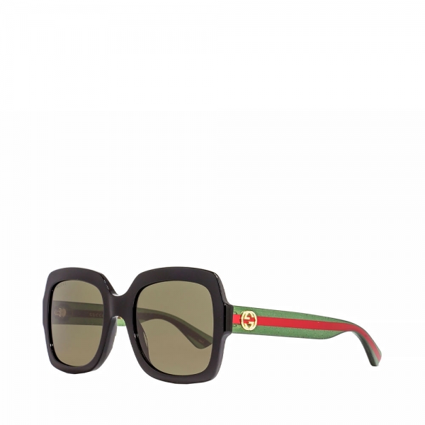 Gucci LUNETTES DE SOLEIL GG0036SN 002 - 54 Noir Vert- Ref GG0036SN 250 €