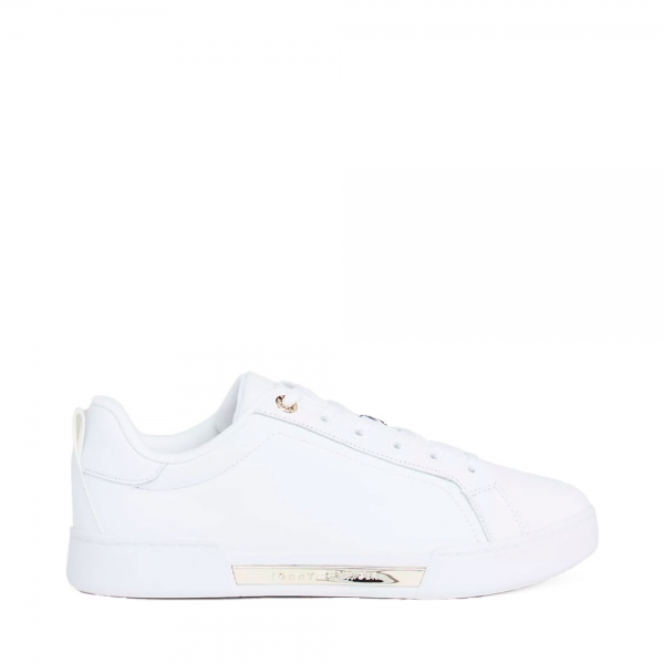Tommy Hilfiger SNEAKERS EN CUIR SEMELLE CUPSOLE - 41 Blanc- Ref 90 €