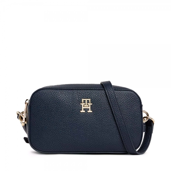 Tommy Hilfiger SAC PORTEFEUILLE EMBLME AVEC BRETELLES - U Bleu marine- Ref 99 €