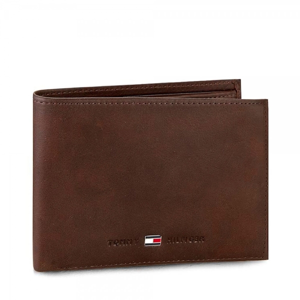 Tommy Hilfiger PORTEFEUILLE EN CUIR POUR CARTES - UNICA Brun- Ref AM0AM00659 56$