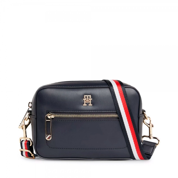 Tommy Hilfiger SAC BANDOULIRE ICONIQUE AVEC RUBAN DISTINCTIF - U Bleu marine- Ref 104 €