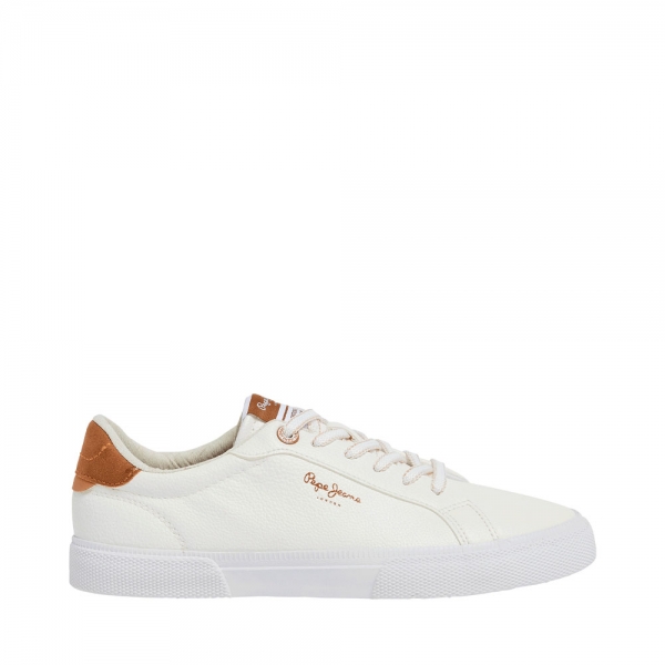 Pepe Jeans SNEAKERS CLASSIQUES AVEC FERMETURE EN DENTELLE - 39 Blanc- Ref 49 €