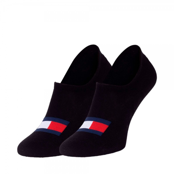 Tommy Hilfiger Vtements de sport Noir - CHAUSSETTES FOOTIE DRAPEAU - 39-42 - Ref 7 €
