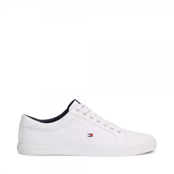Tommy Hilfiger SNEAKERS ICONIQUES ESSENTIELLES AVEC LOGO BROD - 45 Blanc- Ref 52 €