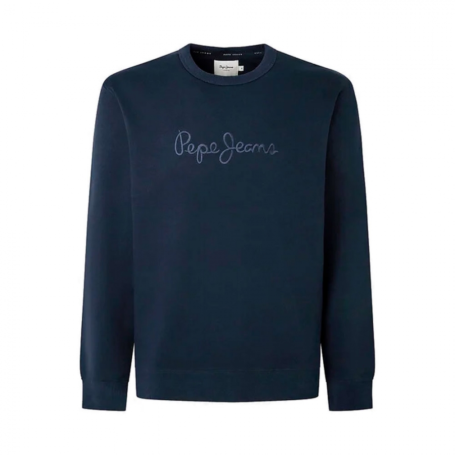 rundhals-sweatshirt-mit-aufgesticktem-logo rundhals-sweatshirt-mit-aufgesticktem-logo