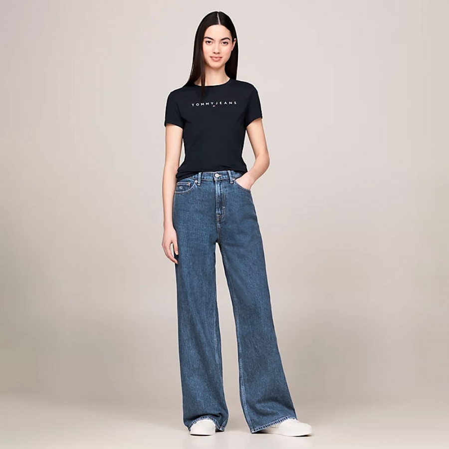 slim-cut-t-shirt-with-logo slim-cut-t-shirt-with-logo