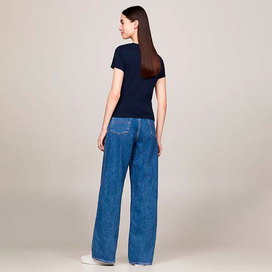 slim-cut-t-shirt-with-logo slim-cut-t-shirt-with-logo