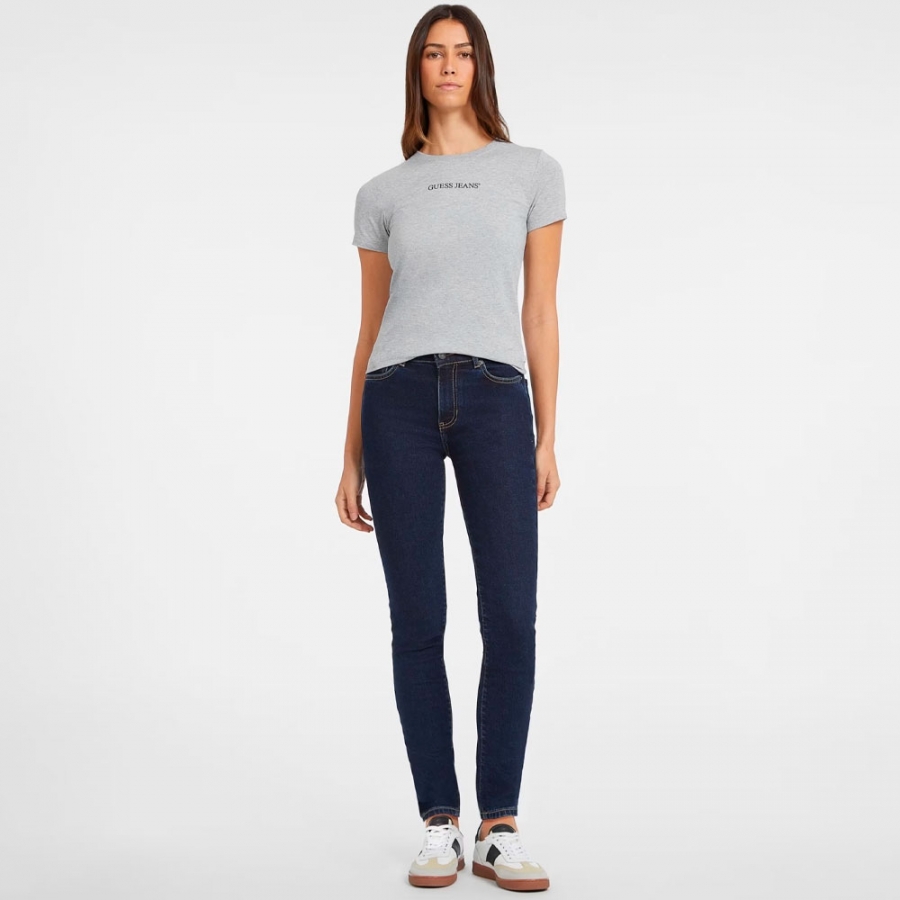 schmal-geschnittenes-t-shirt-mit-aufgedrucktem-logo schmal-geschnittenes-t-shirt-mit-aufgedrucktem-logo