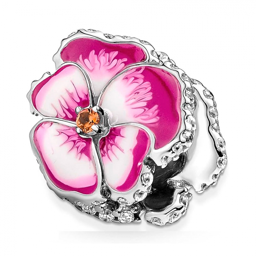 charm-blume-stiefmutterchen-rosa-790777c01 charm-blume-stiefmutterchen-rosa-790777c01
