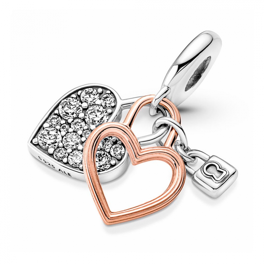 charm-colgante-doble-candado-corazon-780087c01 charm-colgante-doble-candado-corazon-780087c01