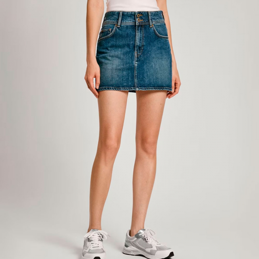 jupe-courte-en-jean-coupe-classique-taille-mi-haute jupe-courte-en-jean-coupe-classique-taille-mi-haute