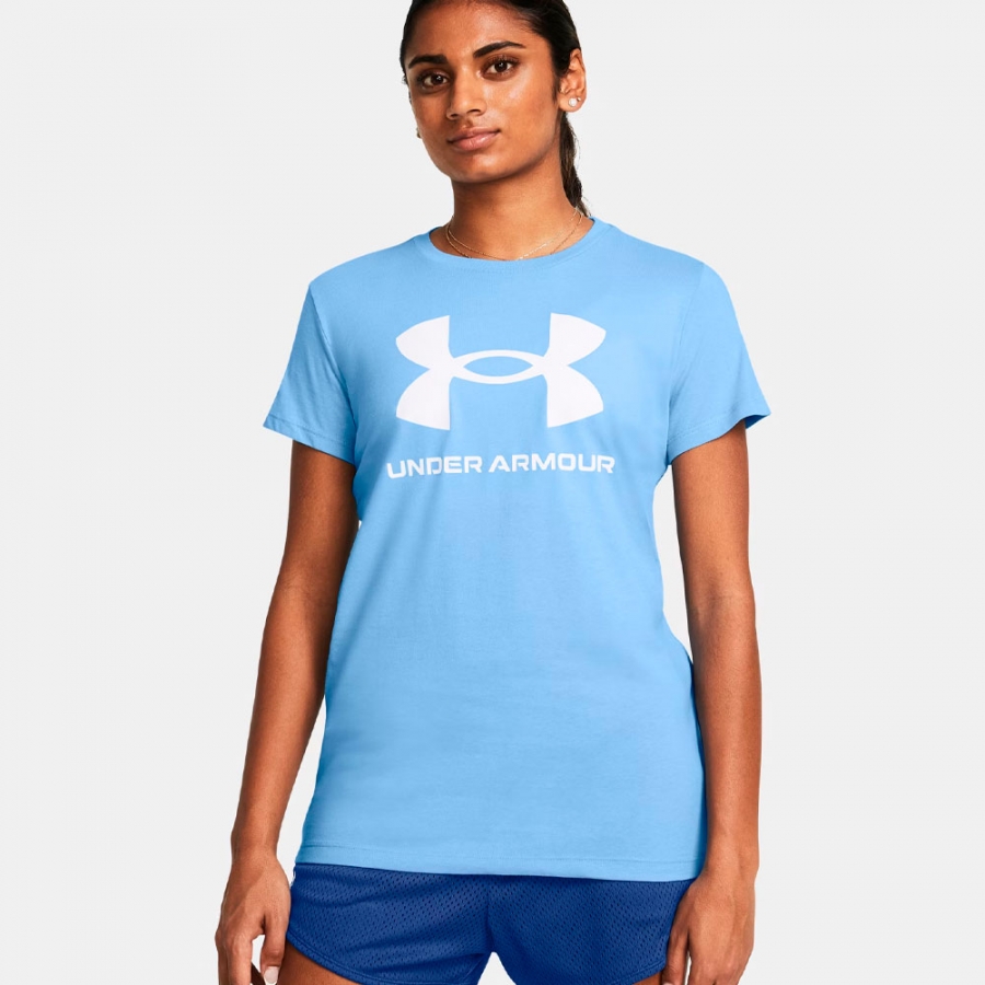 t-shirt-a-maniche-corte-con-logo-ua-rival-da-donna t-shirt-a-maniche-corte-con-logo-ua-rival-da-donna