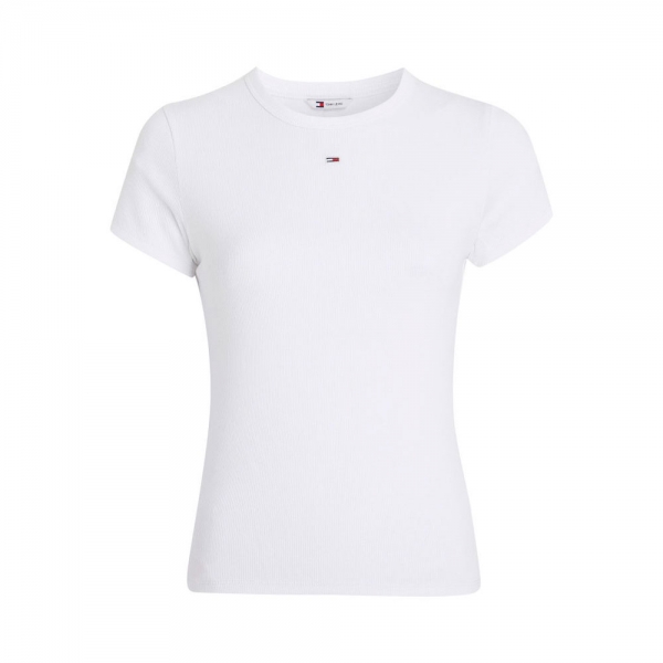 Tommy Hilfiger T-shirts hauts et polos Blanc - T-SHIRT SLIM ESSENTIEL - XS - Ref 26 €