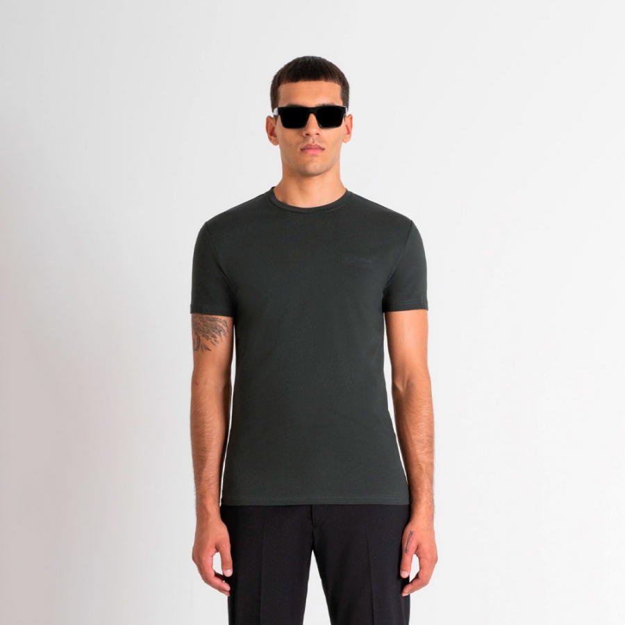 t-shirt-super-slim-fit-con-logo-in-gomma t-shirt-super-slim-fit-con-logo-in-gomma