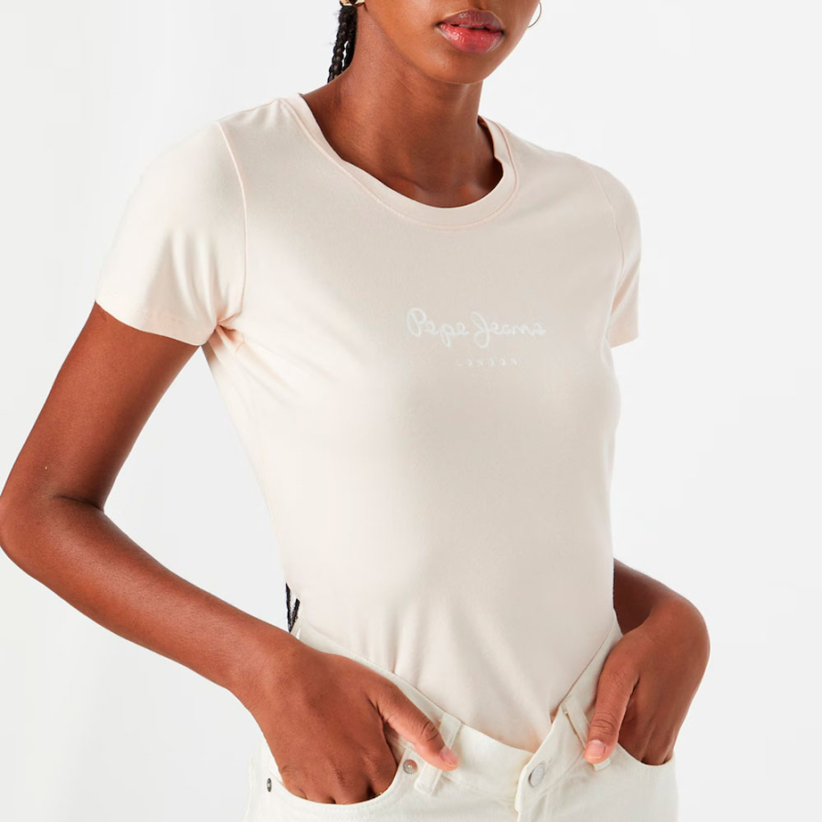 t-shirt-coupe-slim-a-logo-imprime t-shirt-coupe-slim-a-logo-imprime