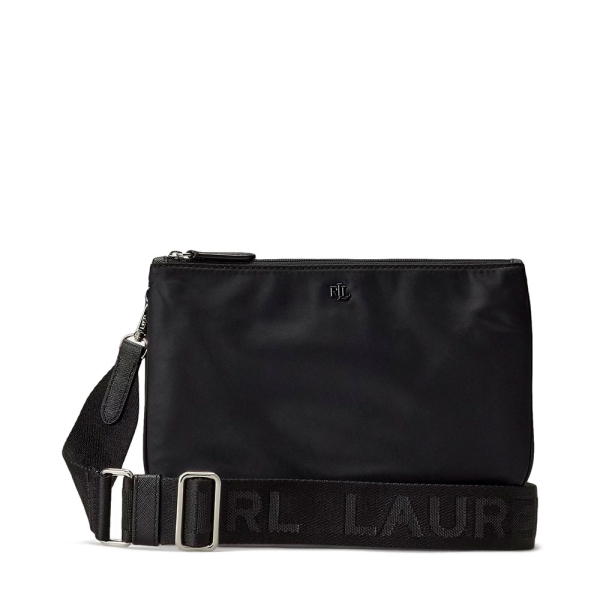 Ralph Lauren SAC BANDOULIRE EN NYLON MOYEN LANDYN - U Noir- Ref 123 €