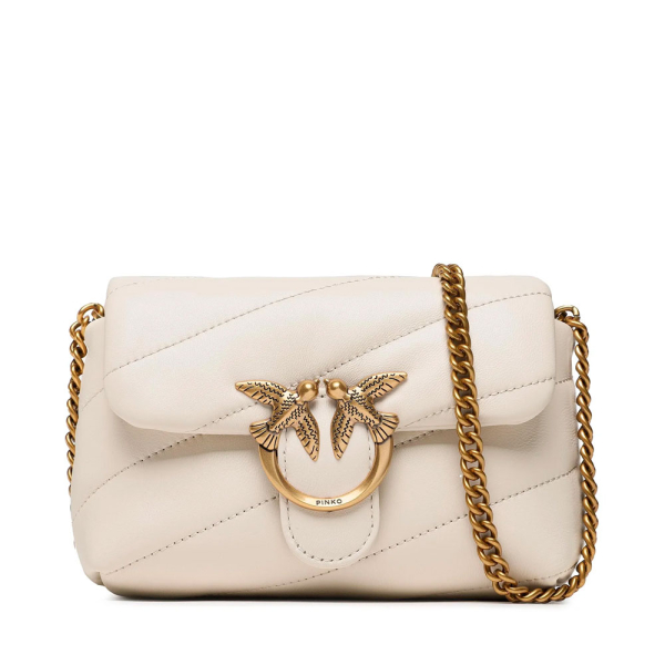Pinko SAC BANDOULIRE BB LOVE PUFF - U Blanc- Ref 220 €