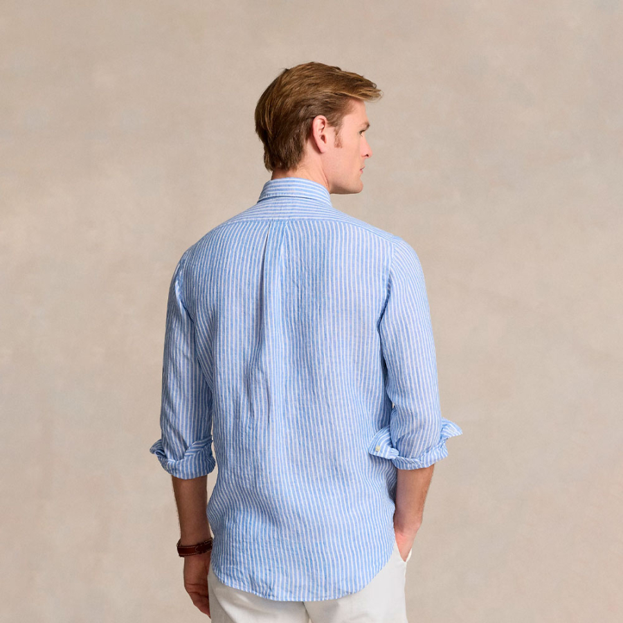 custom-fit-striped-linen-shirt custom-fit-striped-linen-shirt