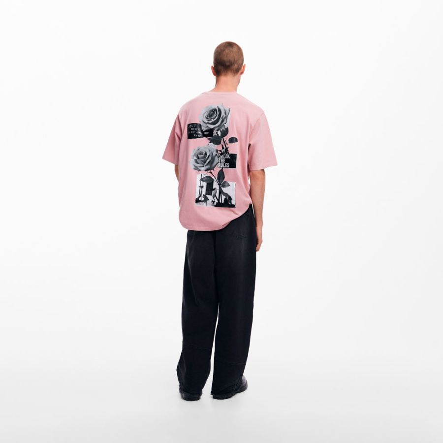 t-shirt-avec-lithographie-rose t-shirt-avec-lithographie-rose