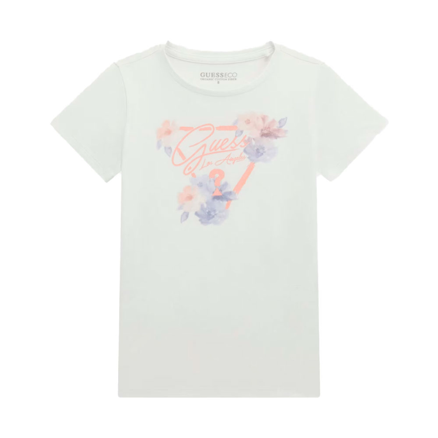 t-shirt-avec-logo-enfant-triangle-fleuri t-shirt-avec-logo-enfant-triangle-fleuri