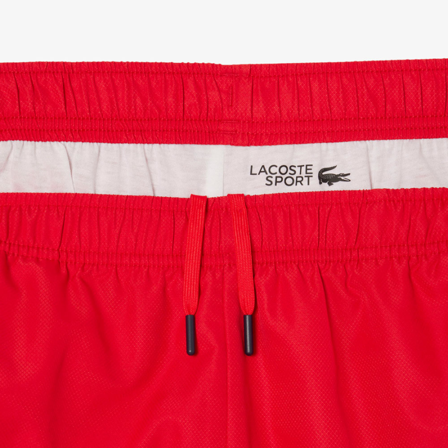 striped-shorts-with-sports-logo striped-shorts-with-sports-logo