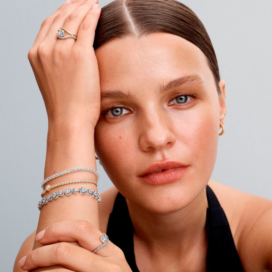 bracciale-tennis-cuore-lucido-560041c01 bracciale-tennis-cuore-lucido-560041c01
