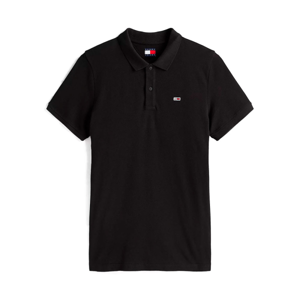 Tommy Hilfiger Polos Noir - POLO COUPE SLIM AVEC PATCH LOGO - 3XL - Ref 52 €