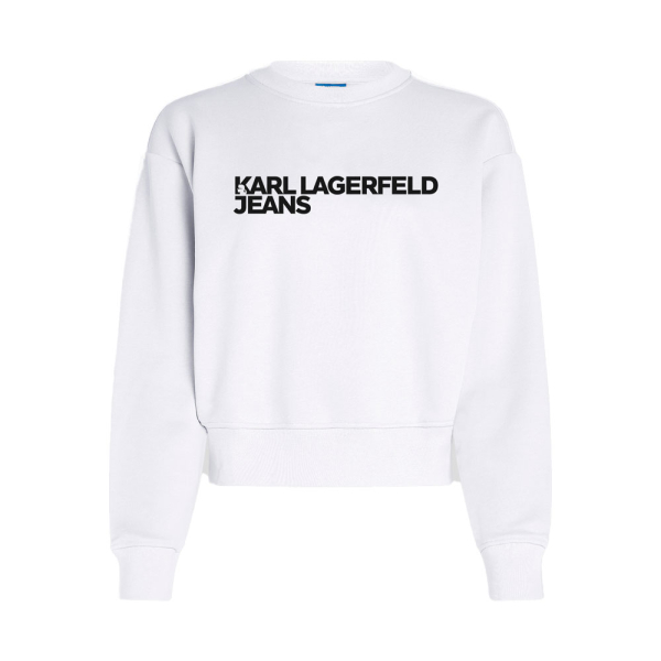 Karl Lagerfeld Jeans Vestes en maille et pulls Blanc - SWEAT-SHIRT AVEC LOGO KLJ - XS - Ref 79 €