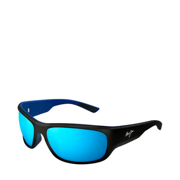 Maui Jim Lunettes de soleil Mj0682S Mauklele - 64 Noir Bleu- Ref 206 €
