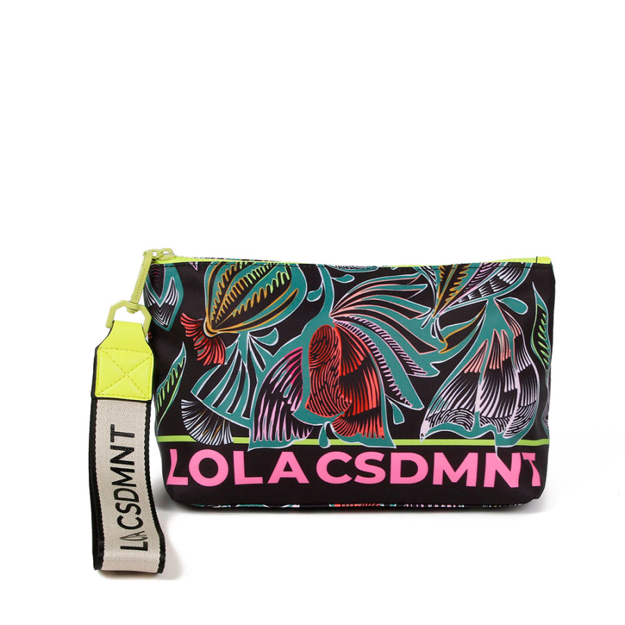 trousse-de-maquillage-en-nylon-avec-imprime-floral-et-details-fluorescents trousse-de-maquillage-en-nylon-avec-imprime-floral-et-details-fluorescents