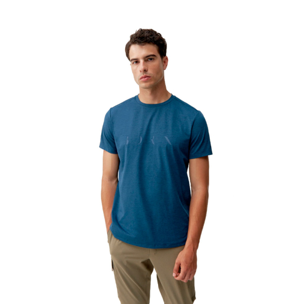 Born Living Yoga T-shirts Bleu - T-SHIRT MELVILLE - S - Ref 24 €