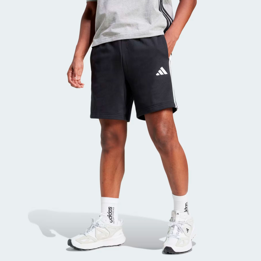 essential-french-terry-shorts-mit-3-streifen