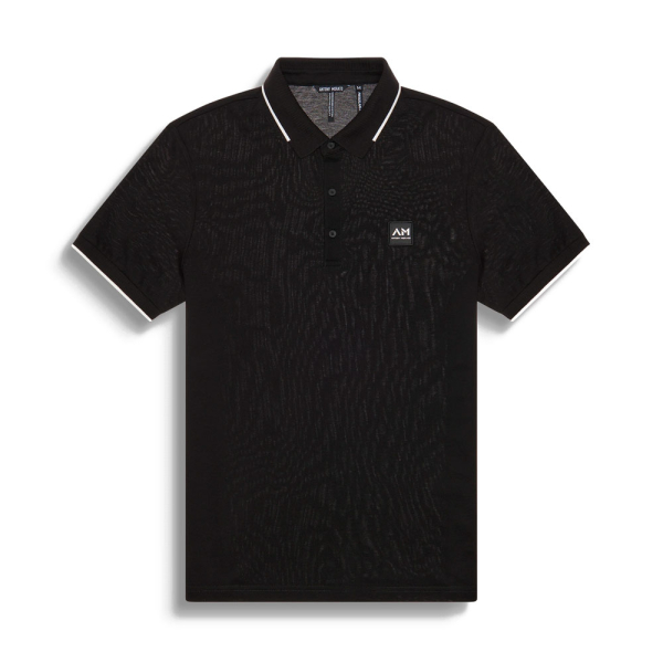 Antony Morato Polos Noir - POLO COUPE RGULIRE AVEC PATCH DE LOGO TISS - S - Ref 44 €