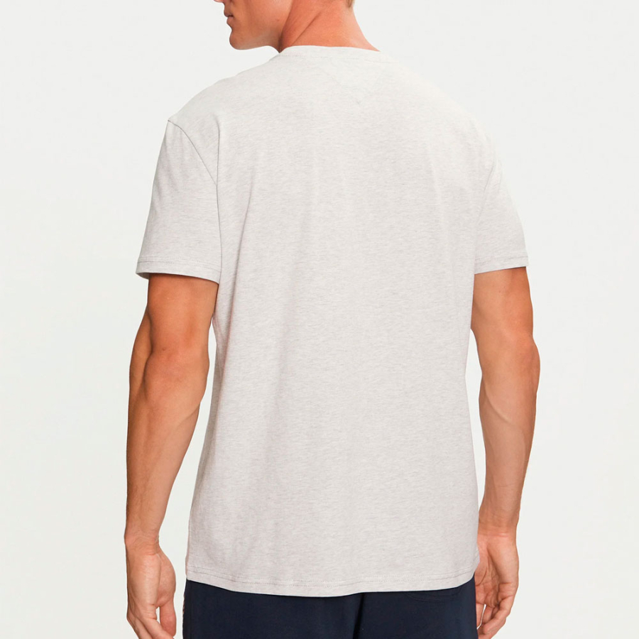 t-shirt-con-logo-lineare-regolare t-shirt-con-logo-lineare-regolare