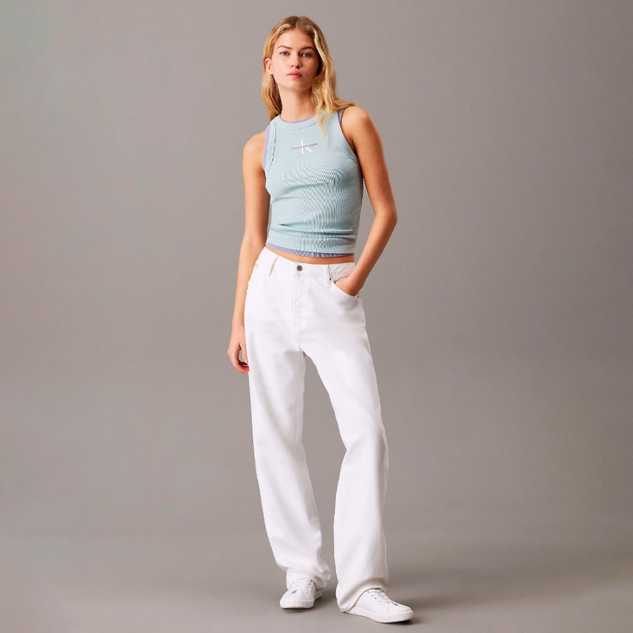 slim-fit-geripptes-tanktop-mit-monogramm