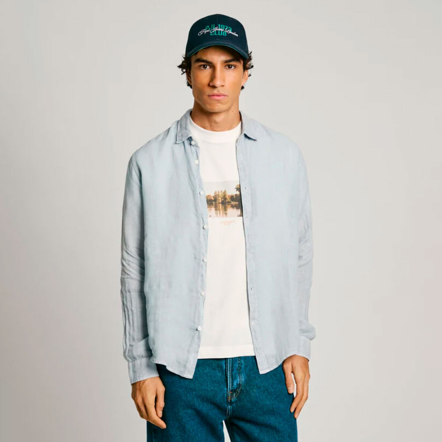 camicia-con-logo-ricamato-vestibilita-regolare camicia-con-logo-ricamato-vestibilita-regolare