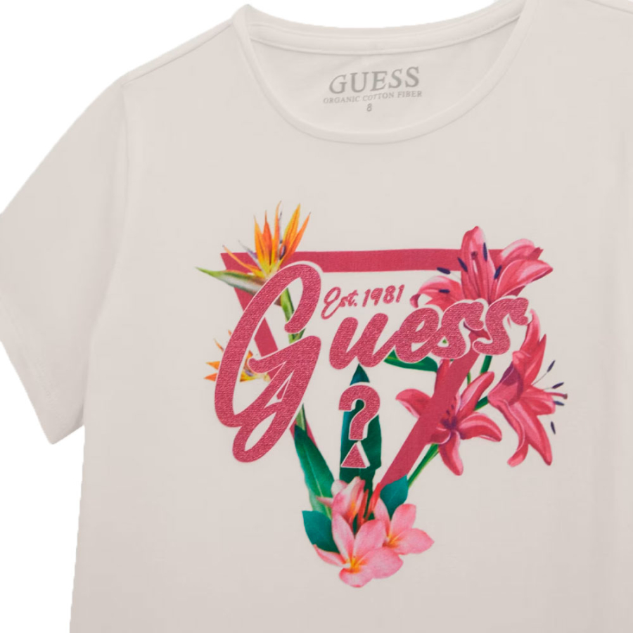 t-shirt-a-logo-triangulaire-floral t-shirt-a-logo-triangulaire-floral