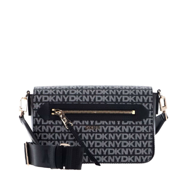 Dkny SAC À BANDOULIÈRE À RABAT BRYANT AVE MD - U Noir- Ref.