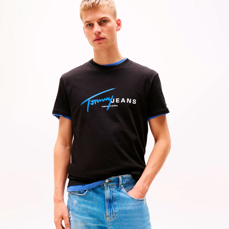 signature-t-shirt-with-graffiti-style-logo signature-t-shirt-with-graffiti-style-logo